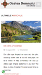 Mobile Screenshot of oasteadomnului.ro